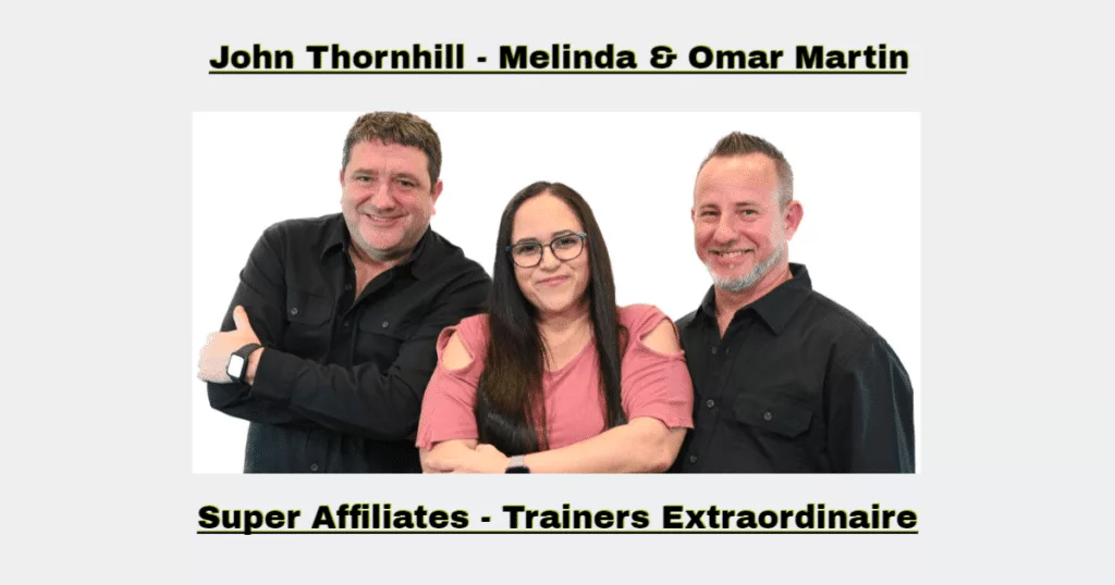 John Thornhill, Melinda and Omar Martin