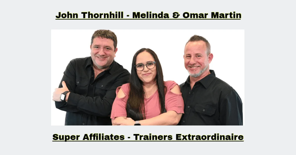 Meet the Brains Behind MAP: John Thornhill and Omar & Melinda Martin