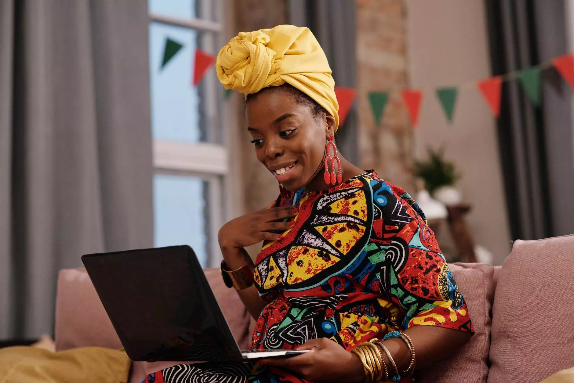 photo of woman using laptop