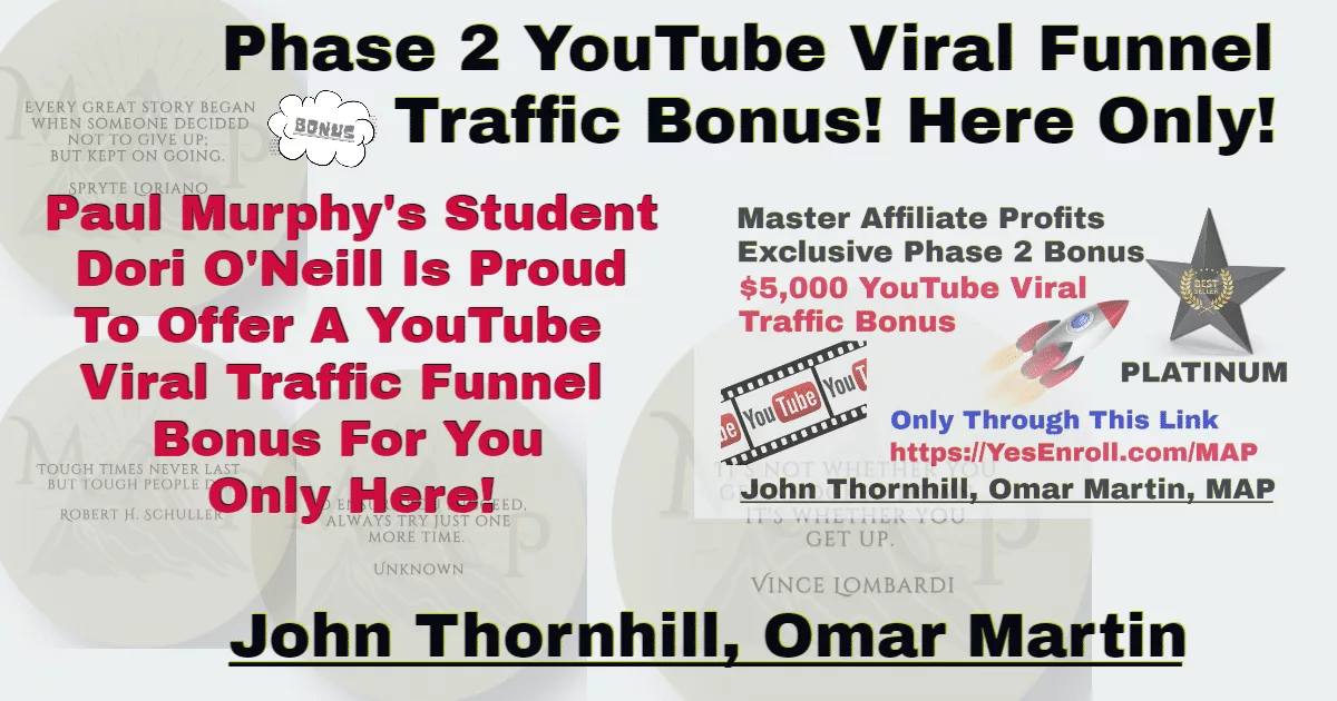 YouTube Viral Traffic Funnel Bonus. Paul Murphy Traffic Funnels concept Groove Agency design