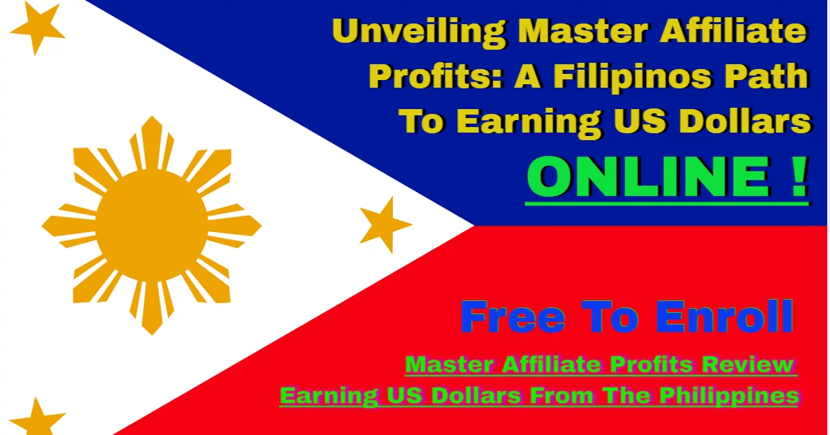 Unveiling Master Affiliate Profits A Filipinos Path to US Dollars