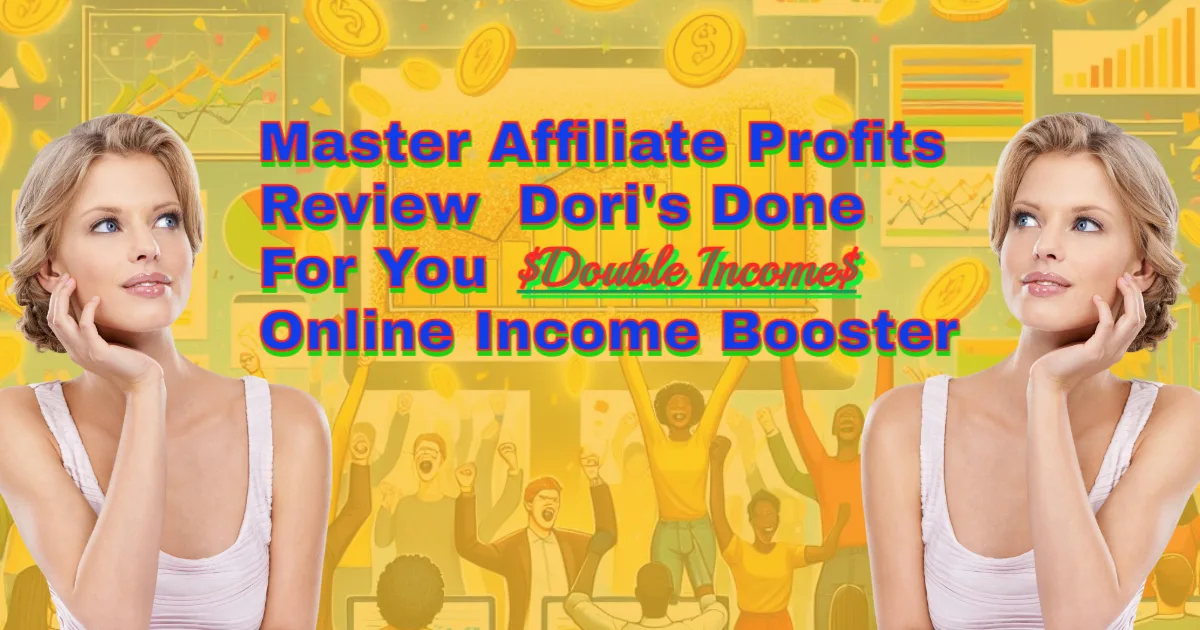 Master Affiliate Profits Review Double Income Dori’s Done For You Online Income Booster