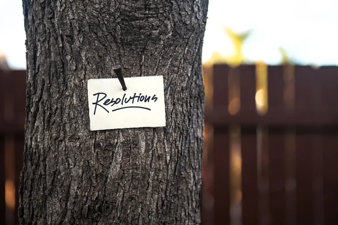 Photo New Years Resolutions